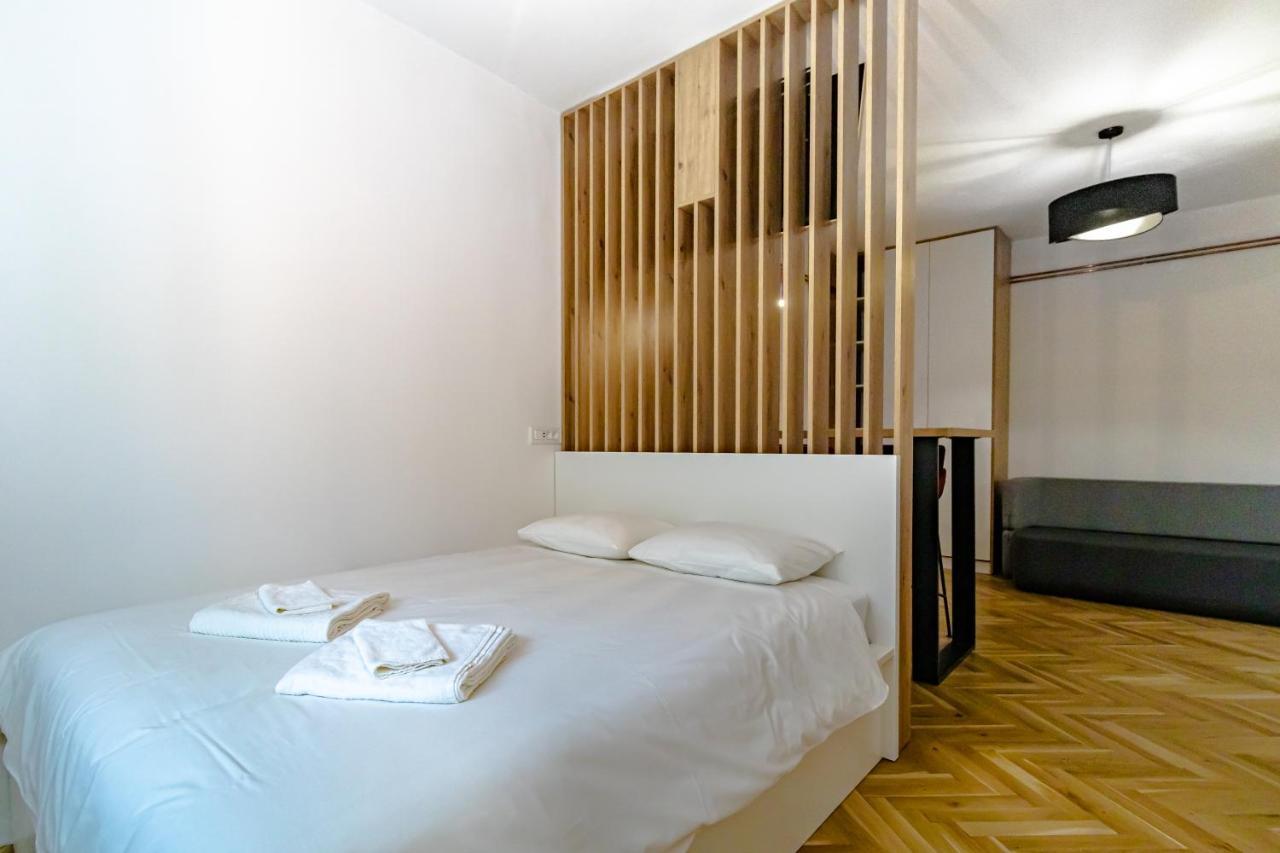 Apartmán Tkalcha Studio Deluxe Záhřeb Exteriér fotografie